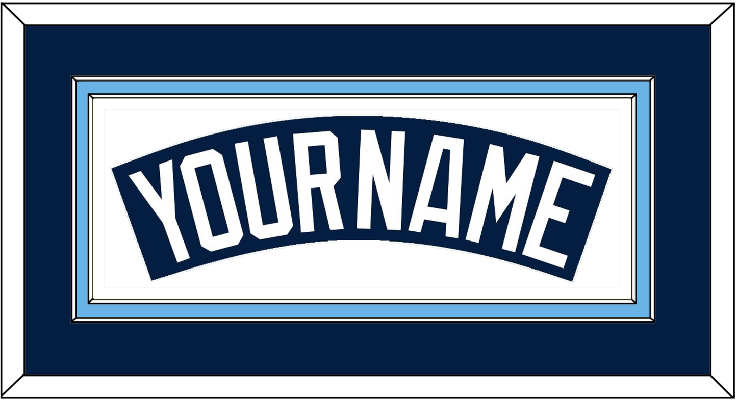 Tampa Bay Nameplate - Alternate Navy (2009-2018) - Signature Tier 3