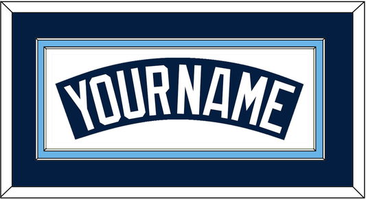 Tampa Bay Nameplate - Alternate Navy (2009-2018) - Signature Tier 3
