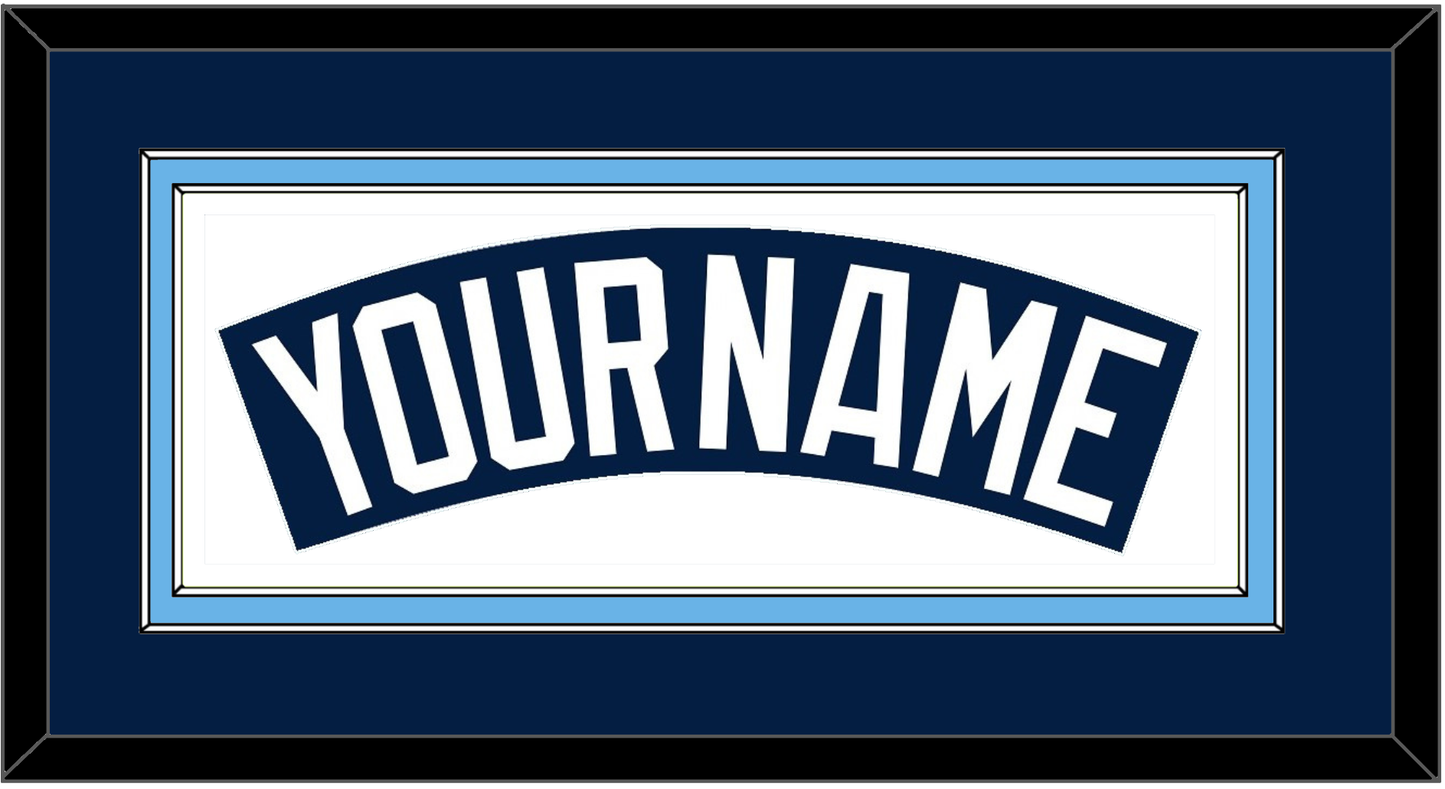 Tampa Bay Nameplate - Alternate Navy (2009-2018) - Signature Tier 3