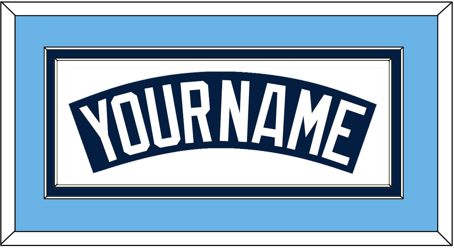 Tampa Bay Nameplate - Alternate Navy (2009-2018) - Signature Tier 4