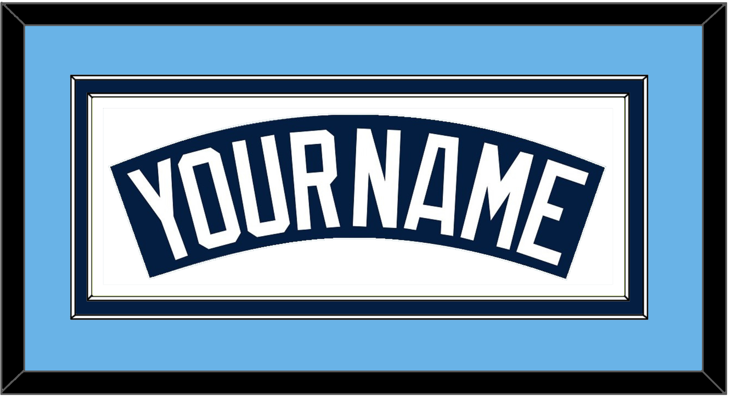Tampa Bay Nameplate - Alternate Navy (2009-2018) - Signature Tier 4