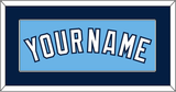 Tampa Bay Name - Alternate Columbia Blue - Single Mat 2