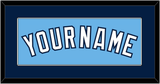 Tampa Bay Name - Alternate Columbia Blue - Single Mat 2