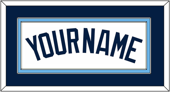 Tampa Bay Name - Home White - Double Mat 2