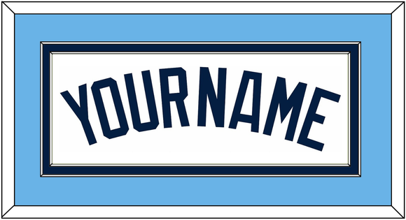 Tampa Bay Name - Home White - Double Mat 3