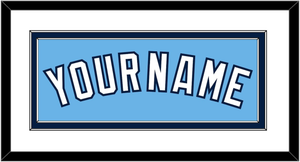 Tampa Bay Name - Alternate Columbia Blue - Double Mat 1