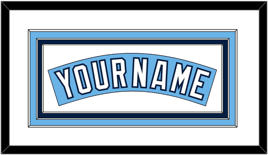 Tampa Bay Nameplate - Alternate Columbia Blue (2010-2018) - Premier Tier 1