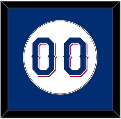 Texas Number - Home White (2020-2023) - Essential Tier 1