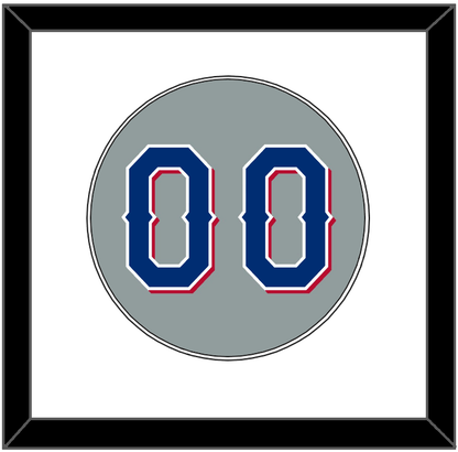 Texas Number - Road Gray (2020-2023) - Essential Tier 1