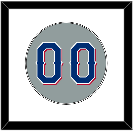 Texas Number - Road Gray (2020-2023) - Essential Tier 1