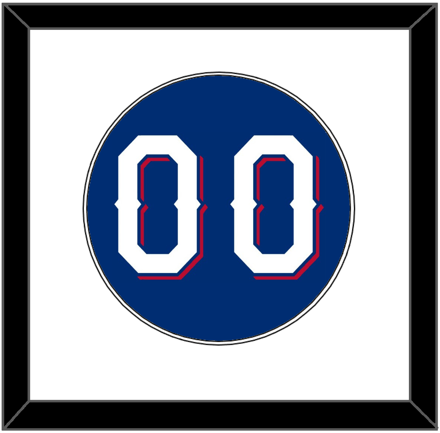 Texas Number - Alternate Blue (2020-2023) - Essential Tier 1