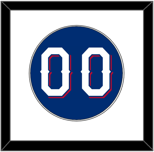Texas Number - Alternate Blue (2020-2023) - Essential Tier 1