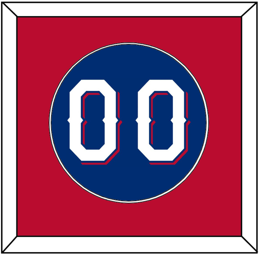 Texas Number - Alternate Blue (2020-2023) - Essential Tier 2