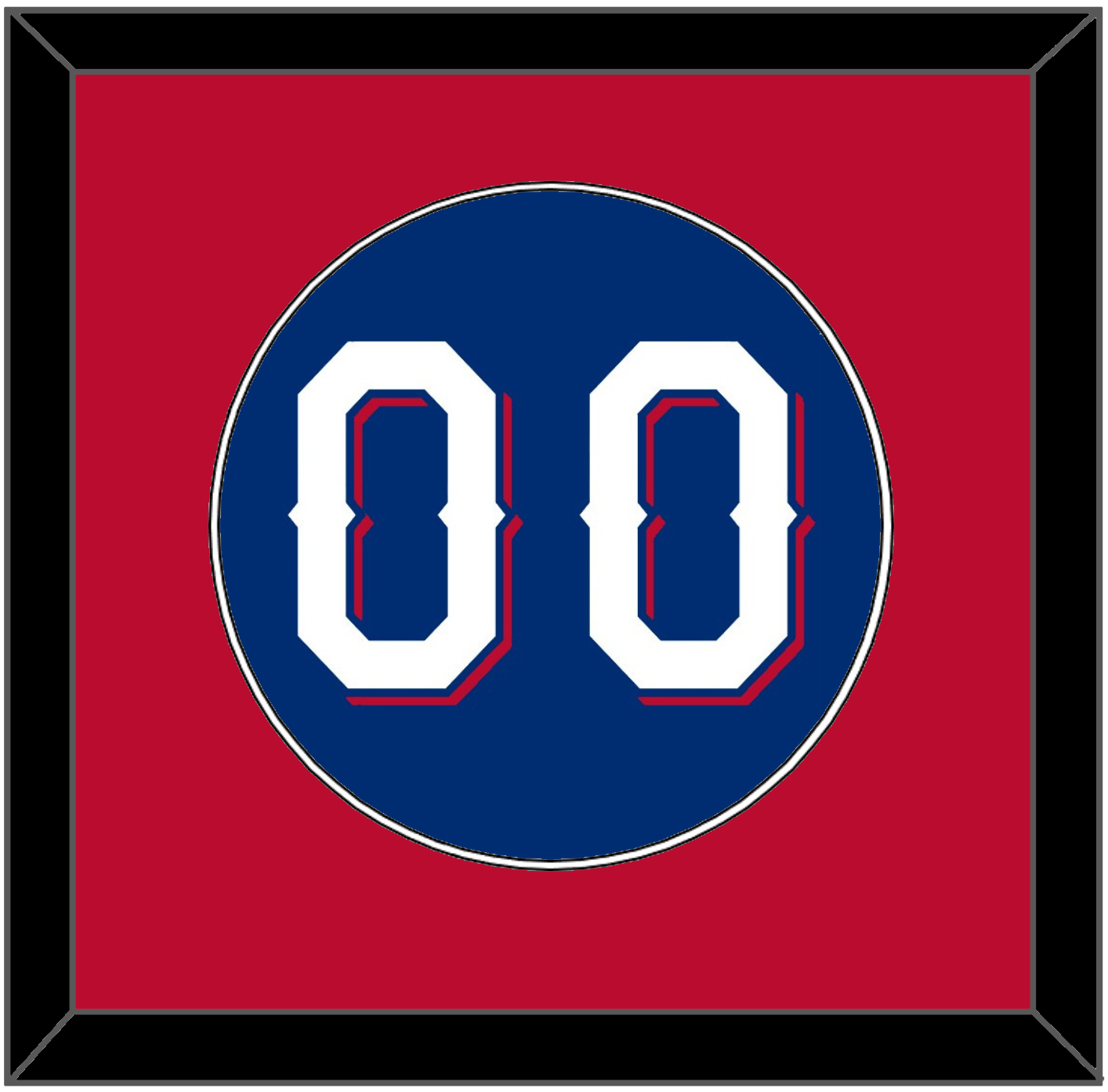 Texas Number - Alternate Blue (2020-2023) - Essential Tier 2