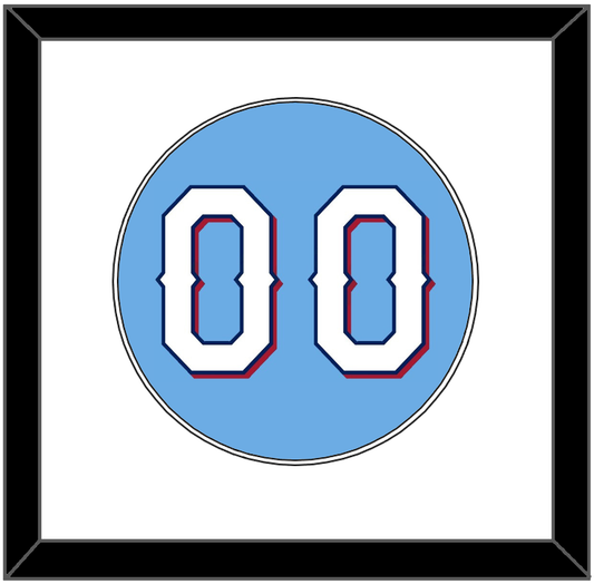 Texas Number - Alternate Powder Blue (2020-2023) - Essential Tier 1