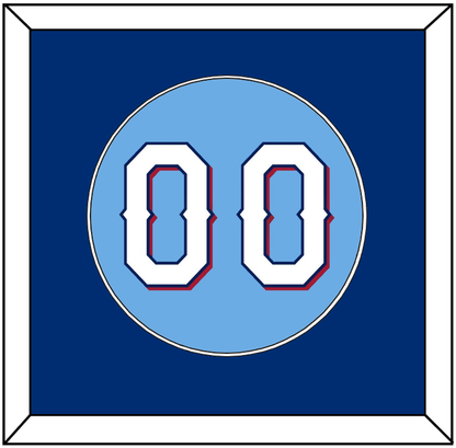 Texas Number - Alternate Powder Blue (2020-2023) - Essential Tier 2