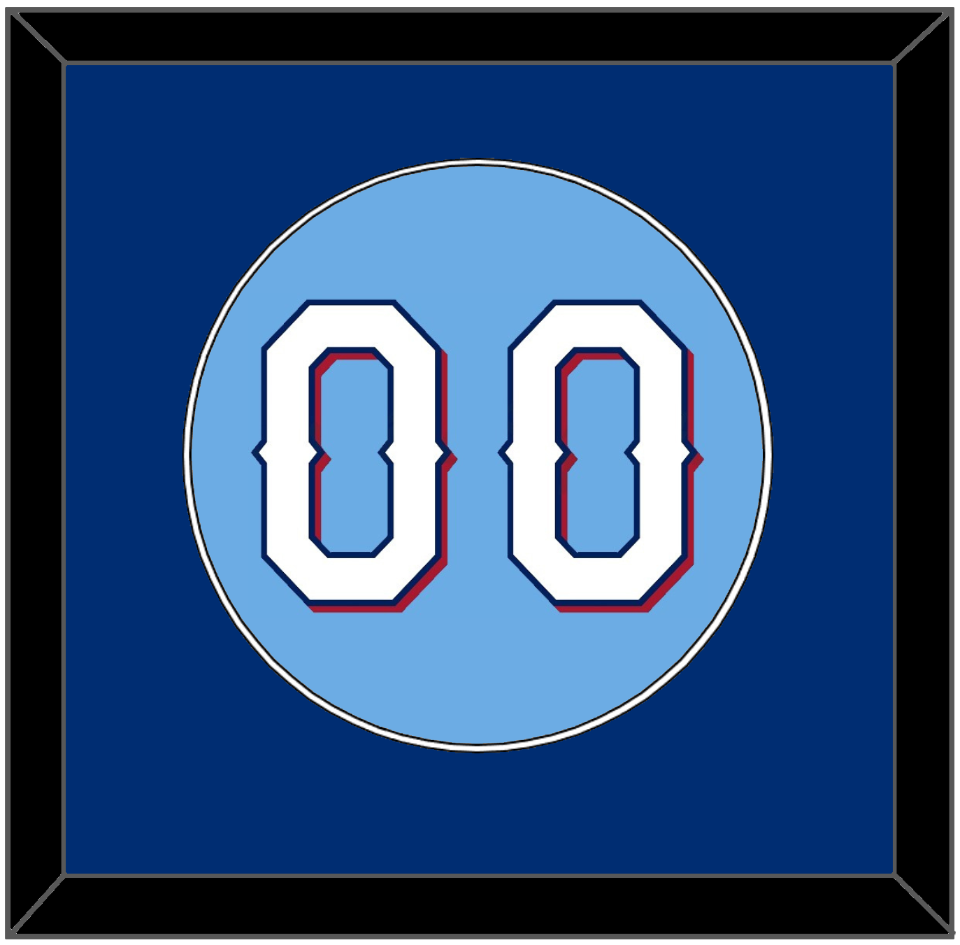 Texas Number - Alternate Powder Blue (2020-2023) - Essential Tier 2