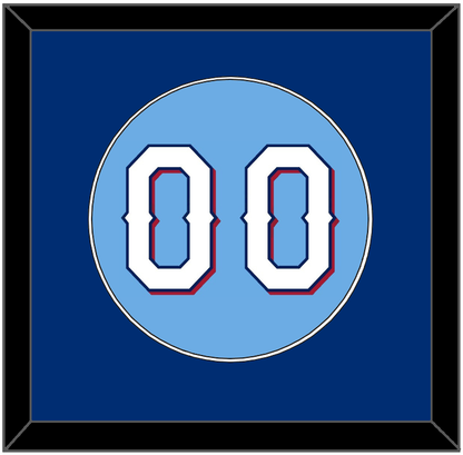Texas Number - Alternate Powder Blue (2020-2023) - Essential Tier 2