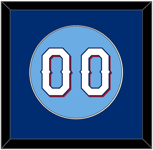 Texas Number - Alternate Powder Blue (2020-2023) - Essential Tier 2