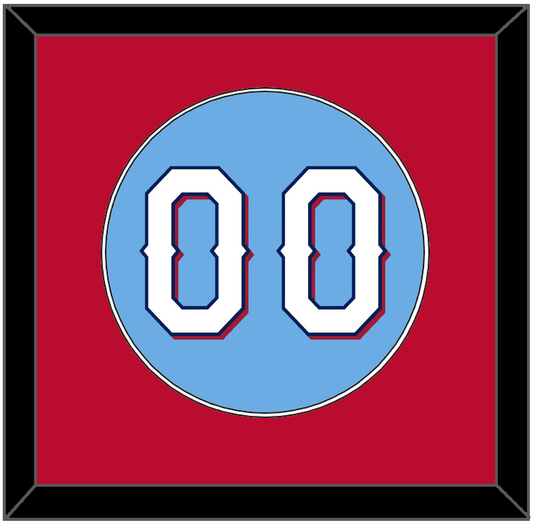Texas Number - Alternate Powder Blue (2020-2023) - Essential Tier 3