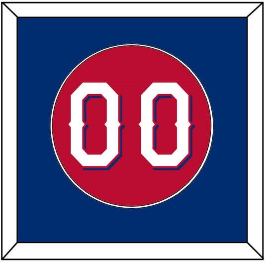 Texas Number - Alternate Red (2020-2022) - Essential Tier 2