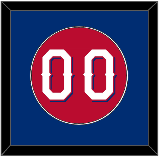 Texas Number - Alternate Red (2020-2022) - Essential Tier 2