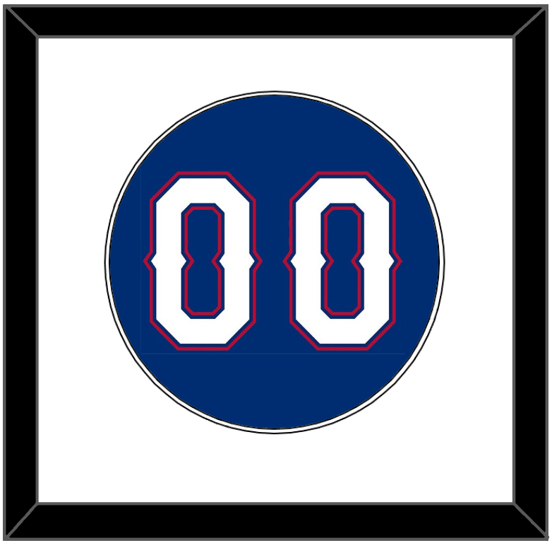 Texas Number - Alternate Blue (2016-2019) - Essential Tier 1