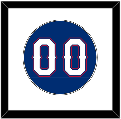 Texas Number - Alternate Blue (2016-2019) - Essential Tier 1