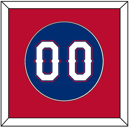 Texas Number - Alternate Blue (2016-2019) - Essential Tier 2