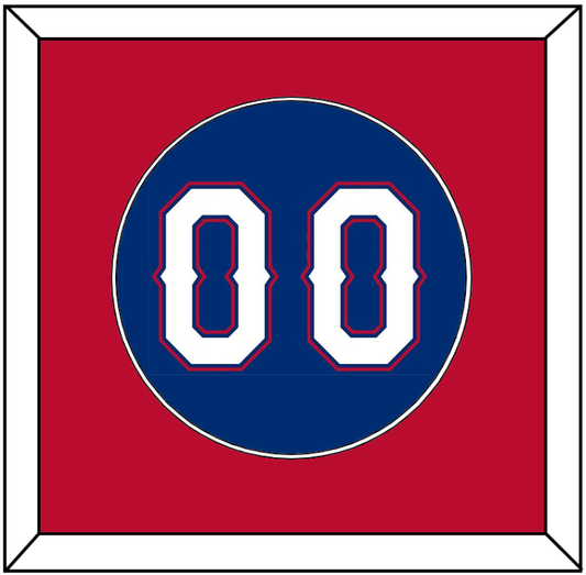Texas Number - Alternate Blue (2016-2019) - Essential Tier 2