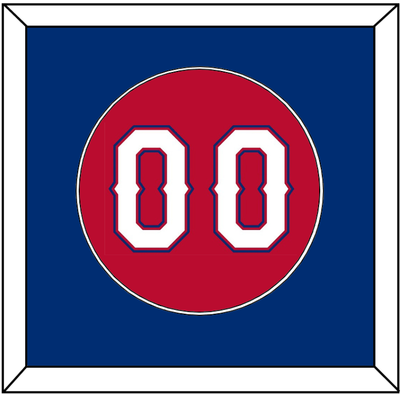 Texas Number - Alternate Red (2016-2019) - Essential Tier 2