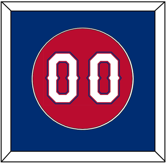 Texas Number - Alternate Red (2016-2019) - Essential Tier 2