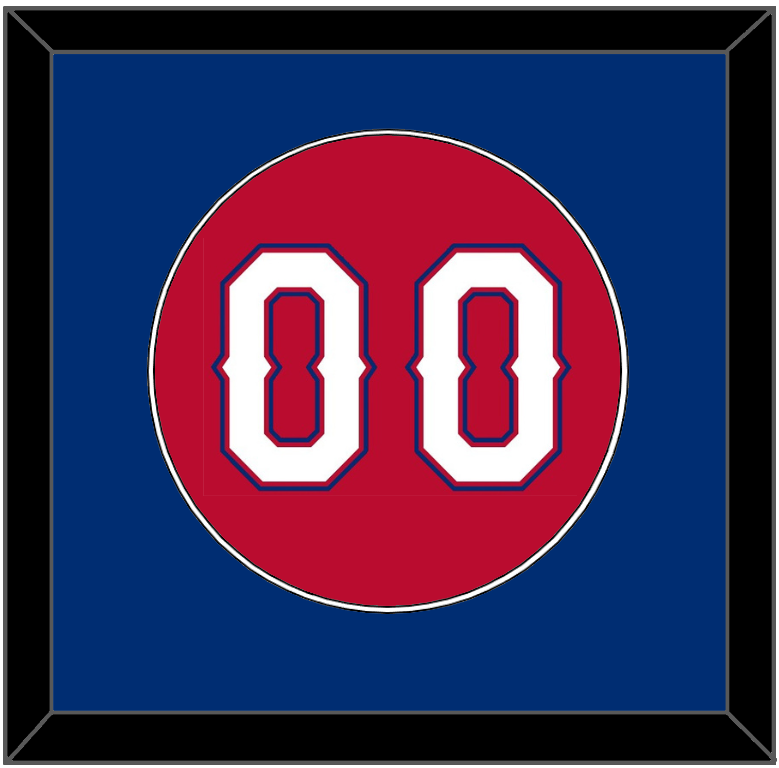 Texas Number - Alternate Red (2016-2019) - Essential Tier 2