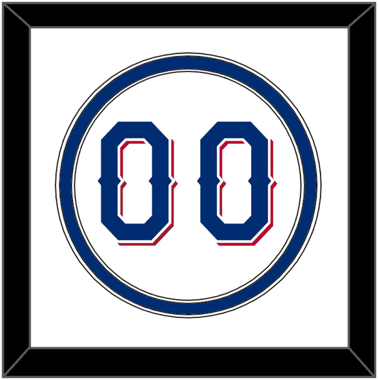 Texas Number - Home White (2020-2023) - Signature Tier 1