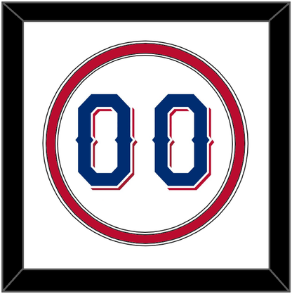 Texas Number - Home White (2020-2023) - Signature Tier 2