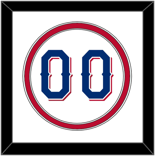 Texas Number - Home White (2020-2023) - Signature Tier 2