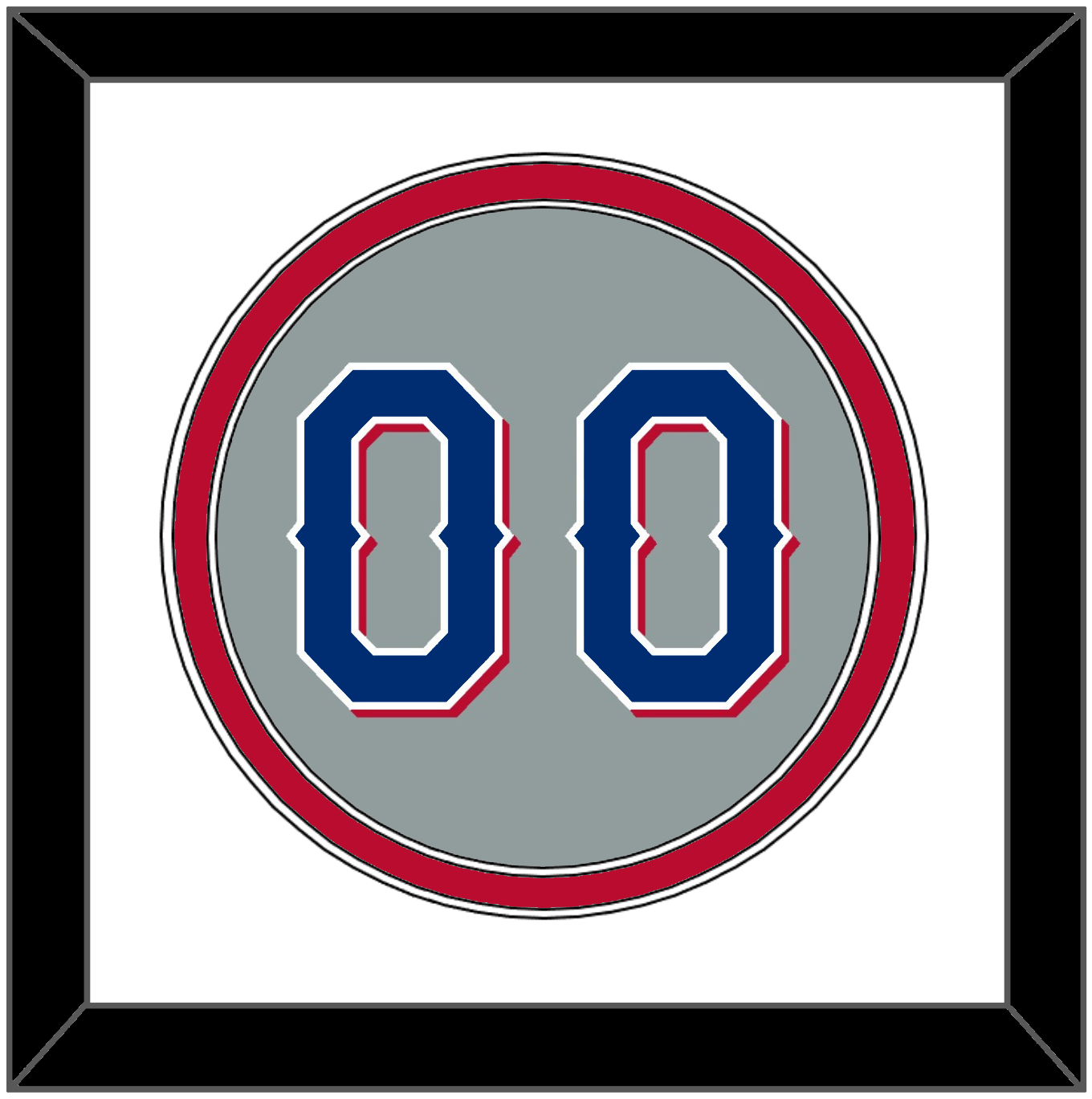 Texas Number - Road Gray (2020-2023) - Signature Tier 2