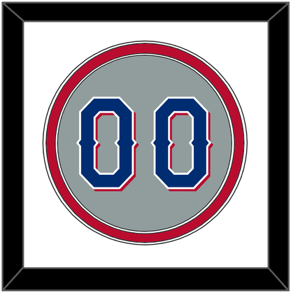 Texas Number - Road Gray (2020-2023) - Signature Tier 2