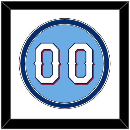Texas Number - Alternate Powder Blue (2020-2023) - Signature Tier 1