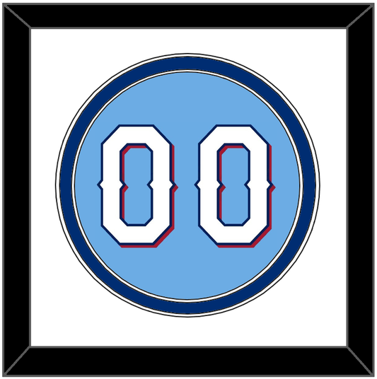 Texas Number - Alternate Powder Blue (2020-2023) - Signature Tier 1