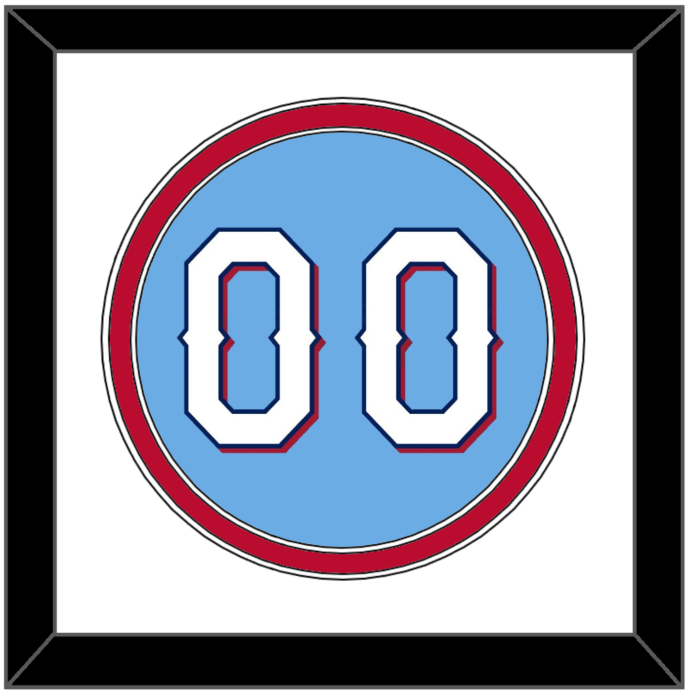 Texas Number - Alternate Powder Blue (2020-2023) - Signature Tier 2