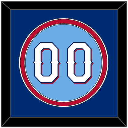 Texas Number - Alternate Powder Blue (2020-2023) - Signature Tier 3