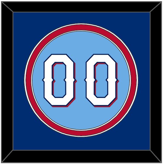 Texas Number - Alternate Powder Blue (2020-2023) - Signature Tier 3