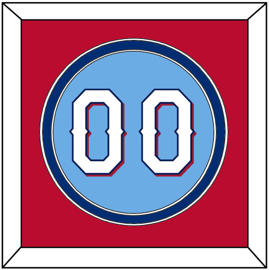 Texas Number - Alternate Powder Blue (2020-2023) - Signature Tier 4