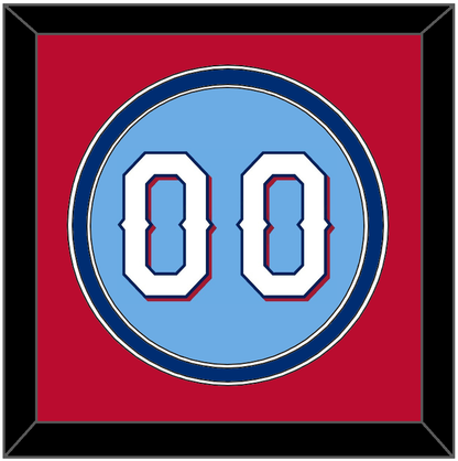 Texas Number - Alternate Powder Blue (2020-2023) - Signature Tier 4