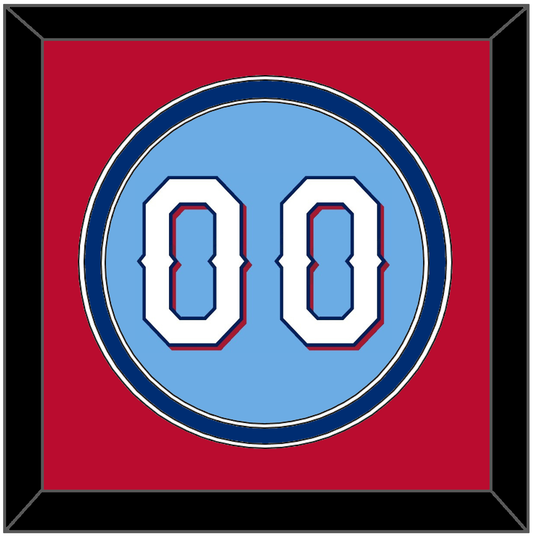 Texas Number - Alternate Powder Blue (2020-2023) - Signature Tier 4