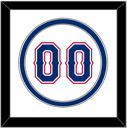 Texas Number - Home White (2016-2019) - Signature Tier 1