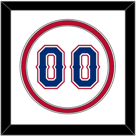 Texas Number - Home White (2016-2019) - Signature Tier 2