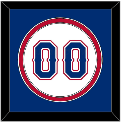 Texas Number - Home White (2016-2019) - Signature Tier 3