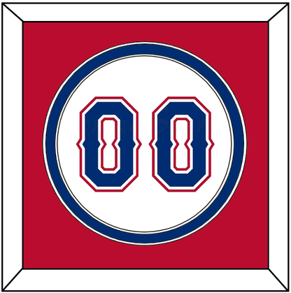 Texas Number - Home White (2016-2019) - Signature Tier 4